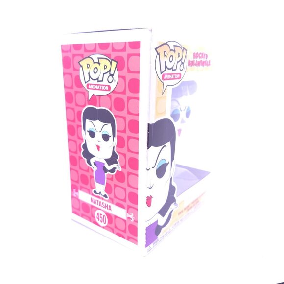 Funko Pop Natasha 450 Rocky & Bullwinkle Vinyl Figure Animation New w/ Protector - Picture 4 of 11